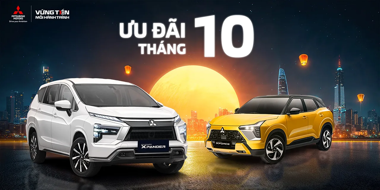 Ưu đãi mua xe Mitsubishi tháng 10/2025