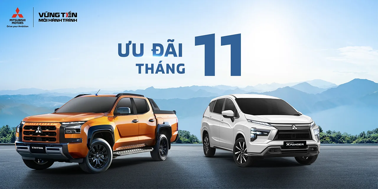 Ưu đãi mua xe Mitsubishi tháng 11/2025